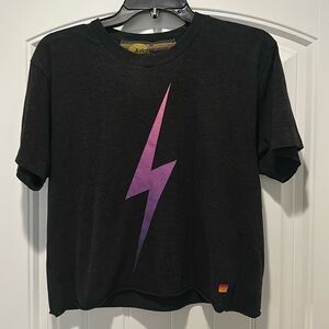 NWOT Aviator Nation bolt T size medium